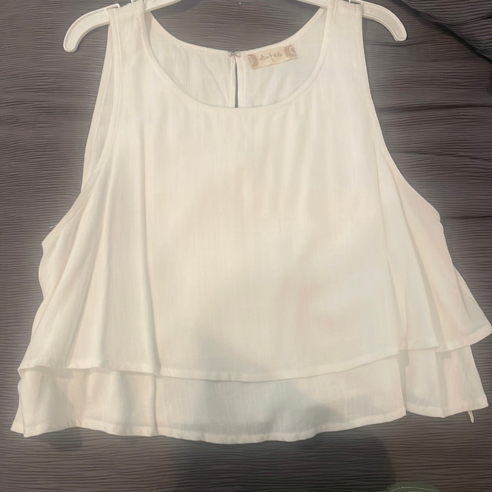 Altar’d state white tank top